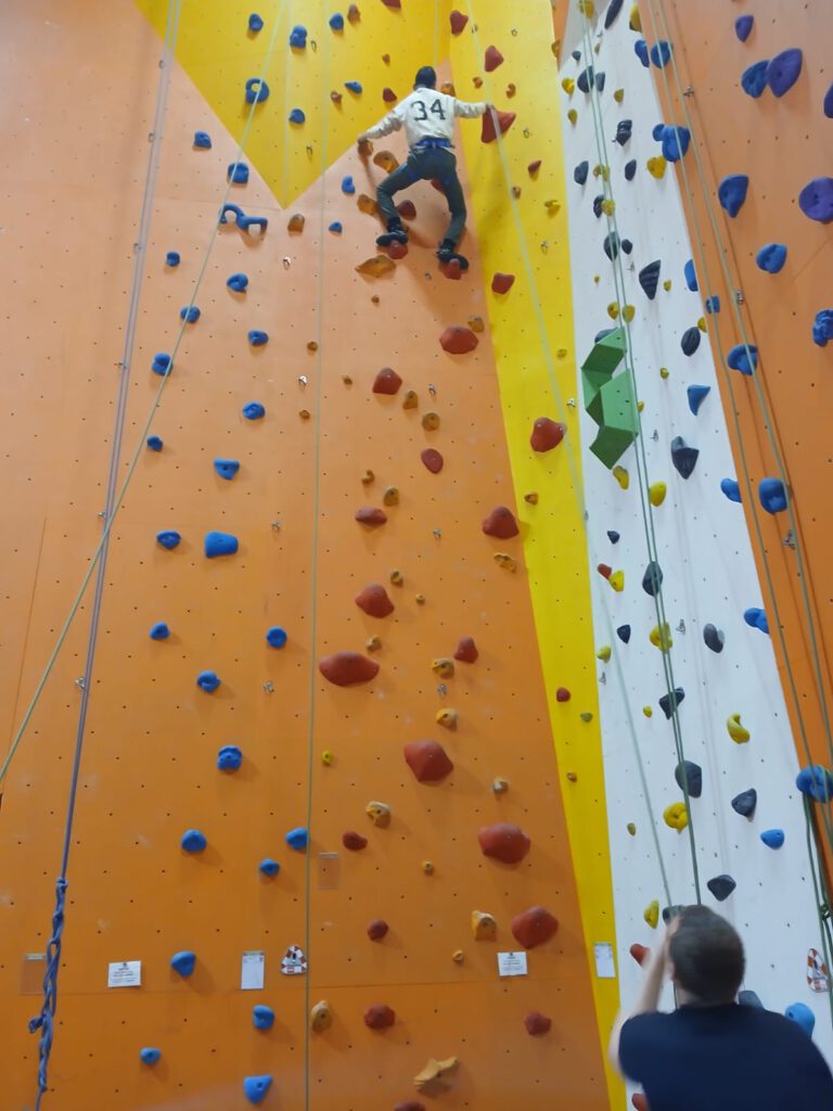 Kletter-AG der HBO-Stufe